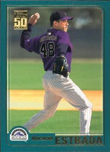 #T202 Horacio Estrada - Colorado Rockies - 2001 Topps Traded & Rookies Baseball