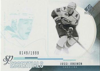 #202 Jussi Jokinen - Carolina Hurricanes - 2010-11 SP Authentic Hockey
