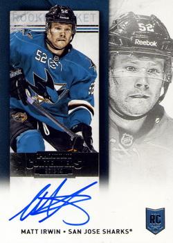 #203 Matt Irwin - San Jose Sharks - 2013-14 Panini Contenders Hockey