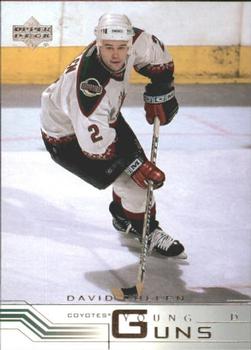 #203 David Cullen - Phoenix Coyotes - 2001-02 Upper Deck Hockey