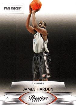 #203 James Harden - Oklahoma City Thunder - 2009-10 Panini Prestige Basketball