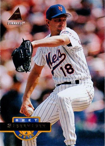 #203 Bret Saberhagen - New York Mets - 1994 Pinnacle Baseball