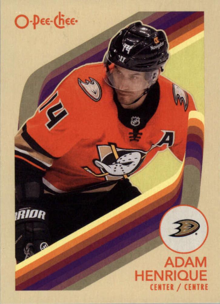 #203 Adam Henrique - Anaheim Ducks - 2023-24 O-Pee-Chee - Retro Hockey