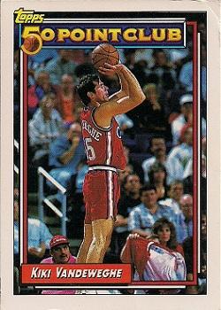 #203 Kiki Vandeweghe - Los Angelesippers - 1992-93 Topps Basketball