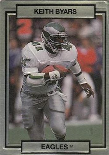#203 Keith Byars - Philadelphia Eagles - 1990 Action Packed Football