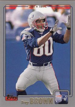 #203 Troy Brown - New England Patriots - 2001 Topps Football