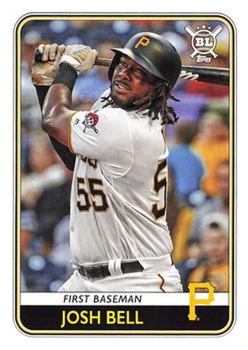 #204 Josh Bell - Pittsburgh Pirates - 2020 Topps Big League Baseball