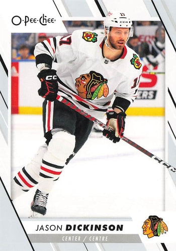 #204 Jason Dickinson - Chicago Blackhawks - 2023-24 O-Pee-Chee Hockey