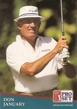 #204 Don January - 1991 Pro Set PGA Tour Golf