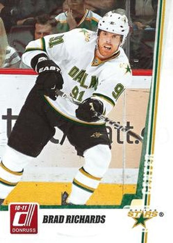 #204 Brad Richards - Dallas Stars - 2010-11 Donruss Hockey