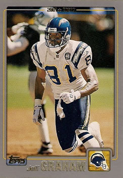 #204 Jeff Graham - San Diego Chargers - 2001 Topps Football