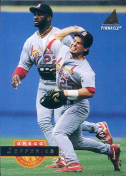 #204 Gregg Jefferies - St. Louis Cardinals - 1994 Pinnacle Baseball
