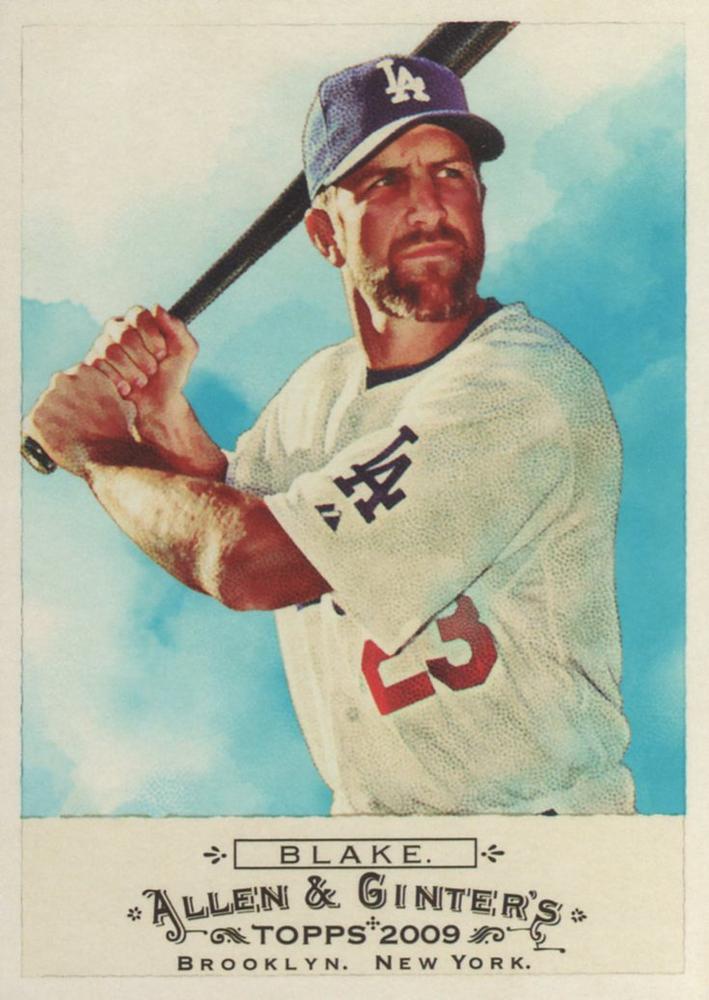 #204 Casey Blake - Los Angeles Dodgers - 2009 Topps Allen & Ginter Baseball