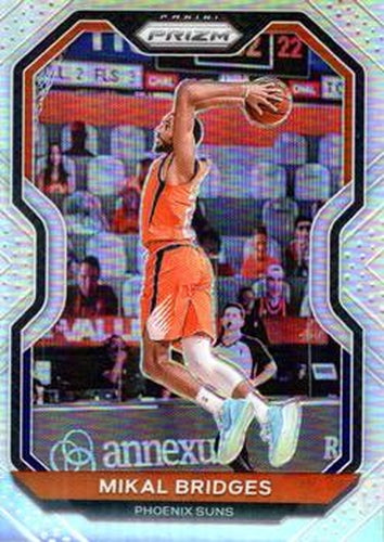 #204 Mikal Bridges - Phoenix Suns - 2020-21 Panini Prizm - Silver Prizms Basketball