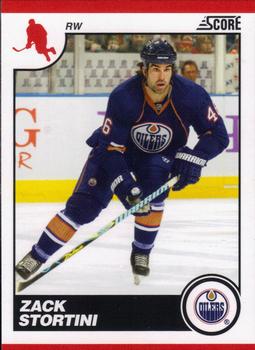 #205 Zach Stortini - Edmonton Oilers - 2010-11 Score Hockey
