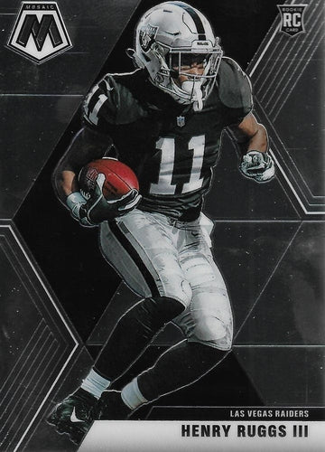 #205 Henry Ruggs III - Las Vegas Raiders - 2020 Panini Mosaic Football