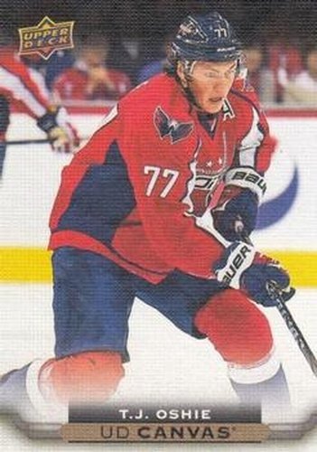 #C205 T.J. Oshie - Washington Capitals - 2015-16 Upper Deck - UD Canvas Hockey