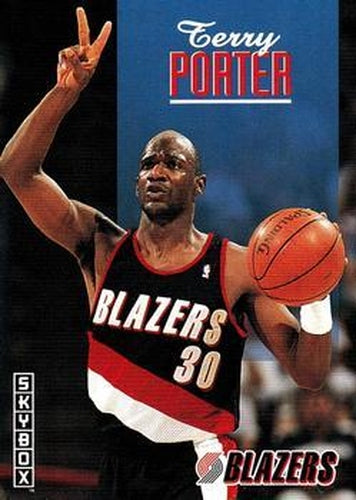#205 Terry Porter - Portland Trail Blazers - 1992-93 SkyBox Basketball