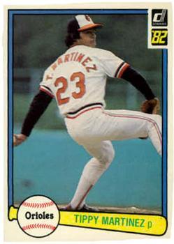 #205 Tippy Martinez - Baltimore Orioles - 1982 Donruss Baseball
