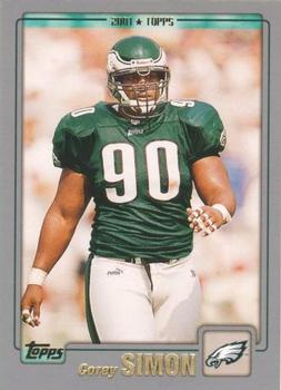#205 Corey Simon - Philadelphia Eagles - 2001 Topps Football