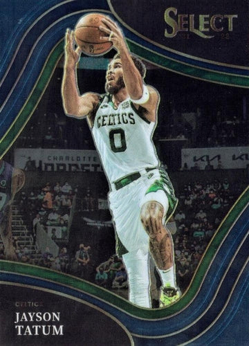 #206 Jayson Tatum - Boston Celtics - 2021-22 Panini Select - Blue Basketball