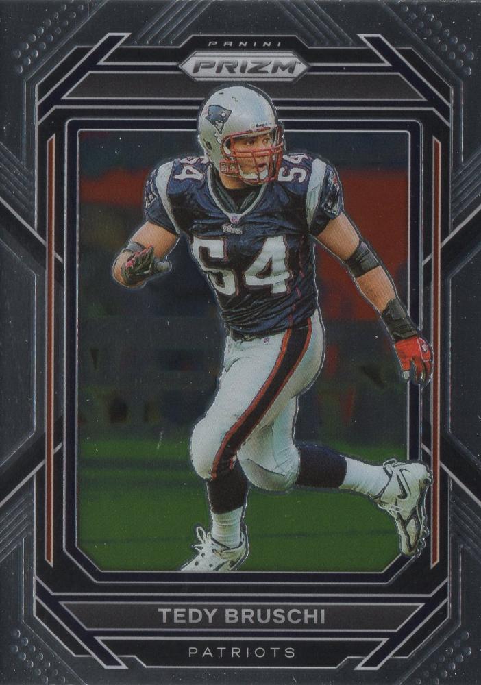 #206 Tedy Bruschi - New England Patriots - 2022 Panini Prizm Football