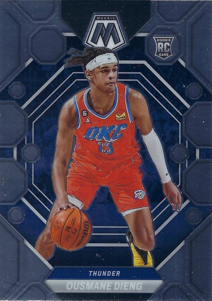 #206 Ousmane Dieng - Oklahoma City Thunder - 2022-23 Panini Mosaic Basketball