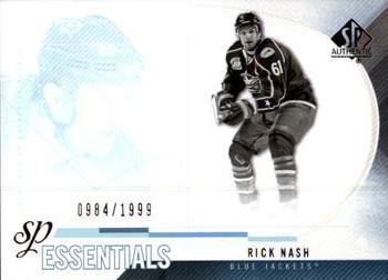 #206 Rick Nash - Columbus Blue Jackets - 2010-11 SP Authentic Hockey