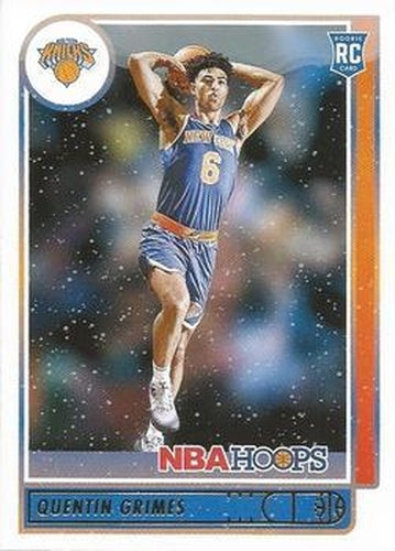 #206 Quentin Grimes - New York Knicks - 2021-22 Hoops Winter Basketball
