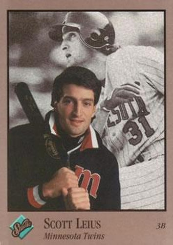 #206 Scott Leius - Minnesota Twins - 1992 Studio Baseball