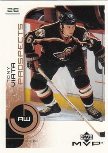 #206 Tony Virta - Minnesota Wild - 2002-03 Upper Deck MVP Hockey