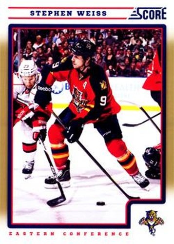 #206 Stephen Weiss - Florida Panthers - 2012-13 Score - Gold Rush Hockey