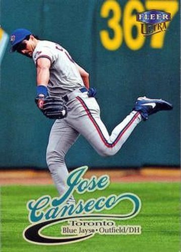 #206 Jose Canseco - Toronto Blue Jays - 1999 Ultra Baseball