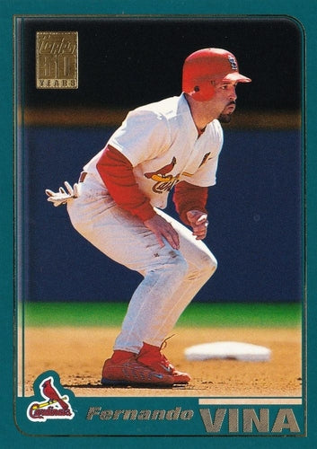 #207 Fernando Vina - St. Louis Cardinals - 2001 Topps Baseball