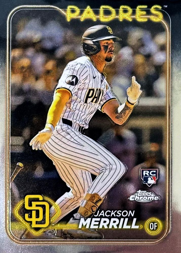 #207 Jackson Merrill - San Diego Padres - 2024 Topps Chrome Baseball