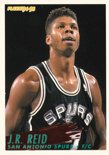 #207 J.R. Reid - San Antonio Spurs - 1994-95 Fleer Basketball
