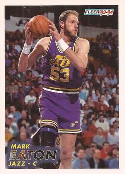 #207 Mark Eaton - Utah Jazz - 1993-94 Fleer Basketball