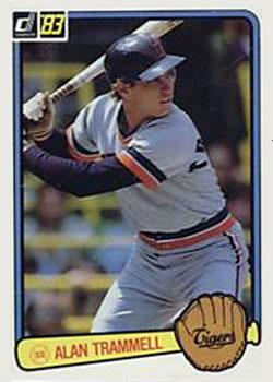 #207 Alan Trammell - Detroit Tigers - 1983 Donruss Baseball
