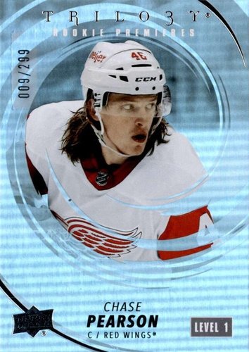 #207 Chase Pearson - Detroit Red Wings - 2022-23 Upper Deck Trilogy Hockey