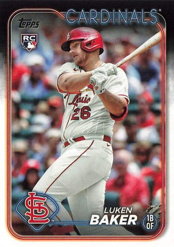 #207 Luken Baker - St. Louis Cardinals - 2024 Topps Baseball