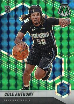 #207 Cole Anthony - Orlando Magic - 2020-21 Panini Mosaic - Mosaic Green Basketball