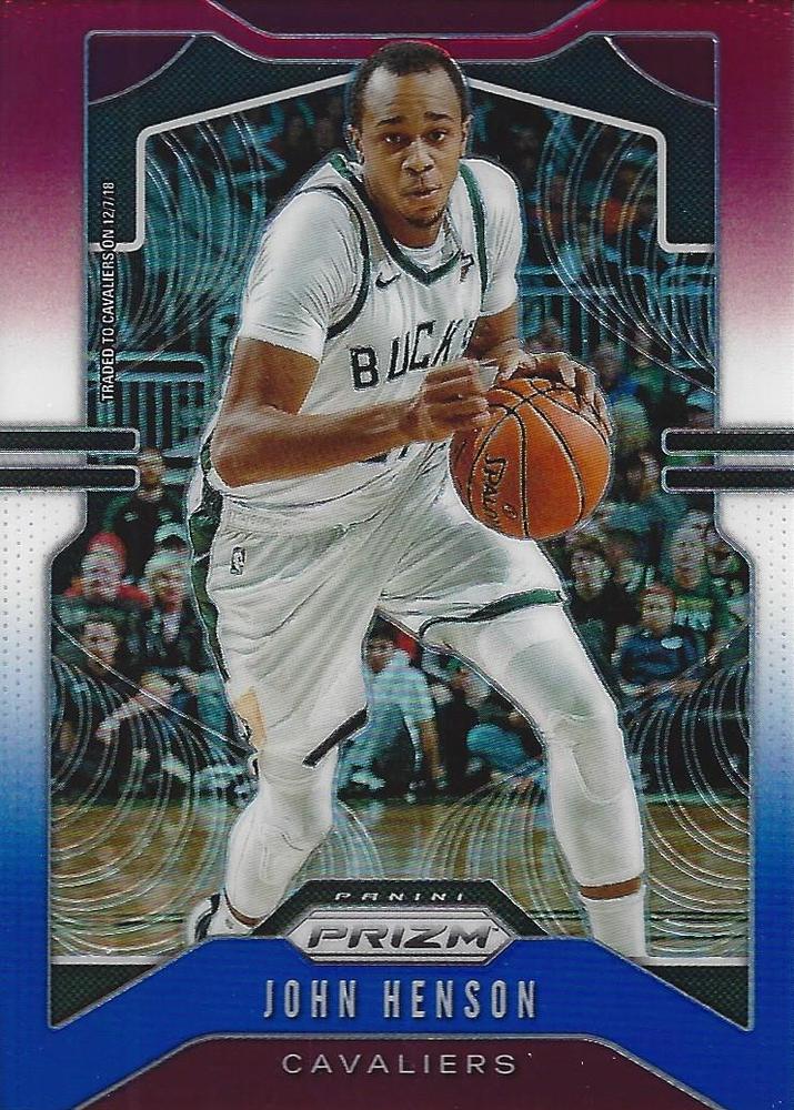 #207 John Henson - Cleveland Cavaliers - 2019-20 Panini Prizm - Prizms Red White and Blue Basketball