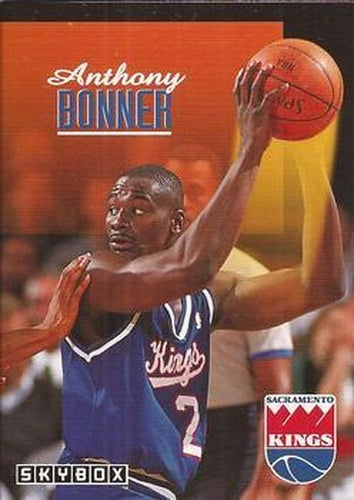 #208 Anthony Bonner - Sacramento Kings - 1992-93 SkyBox Basketball