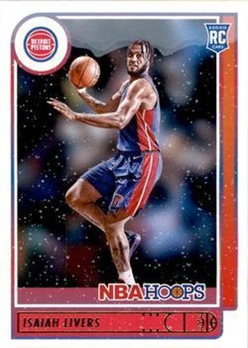 #208 Isaiah Livers - Detroit Pistons - 2021-22 Hoops Winter Basketball