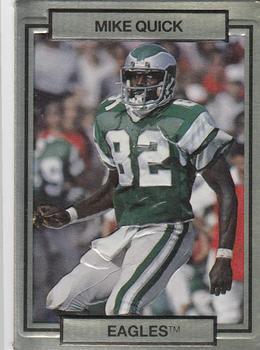 #208 Mike Quick - Philadelphia Eagles - 1990 Action Packed Football