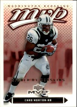 #208 Chad Morton - Washington Redskins - 2003 Upper Deck MVP Football