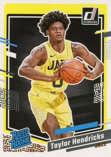#208 Taylor Hendricks - Utah Jazz - 2023-24 Donruss Basketball