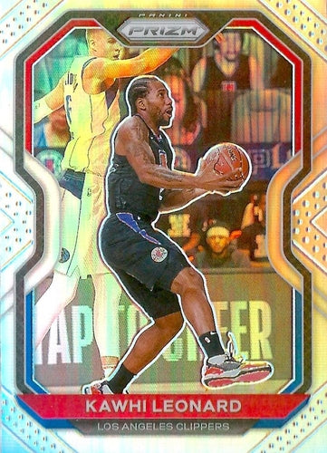 #209 Kawhi Leonard - Los Angeles Clippers - 2020-21 Panini Prizm - Silver Prizms Basketball
