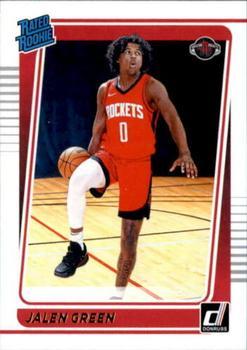#209 Jalen Green - Houston Rockets - 2021-22 Donruss Basketball