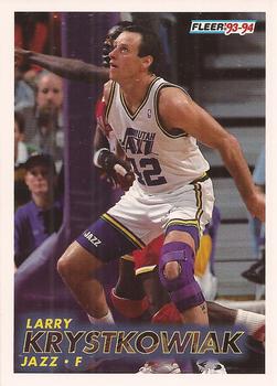 #209 Larry Krystkowiak - Utah Jazz - 1993-94 Fleer Basketball